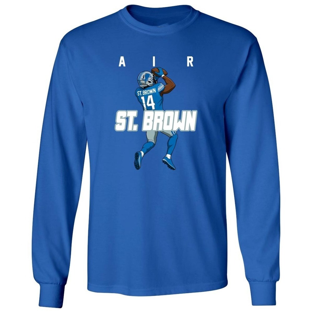 LONG SLEEVE Amon Ra St Brown Air Lions Shirt